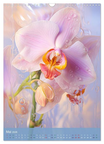Produktbild: Blumen im Malstil (Wandkalender 2026 DIN A3 hoch), CALVENDO Monatskalender
