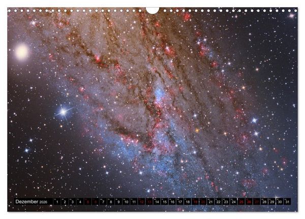 Produktbild: Galaxien des Nordhimmels (Wandkalender 2026 DIN A3 quer), CALVENDO Monatskalender
