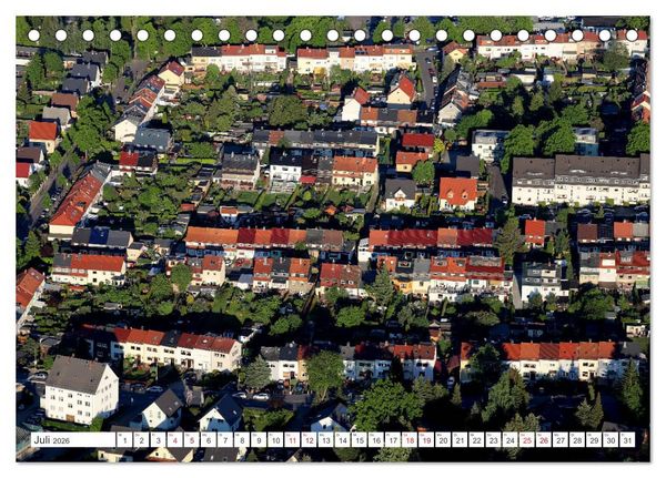 Produktbild: Chemnitz - Von Oben Nach Unten (Tischkalender 2026 DIN A5 quer), CALVENDO Monatskalender