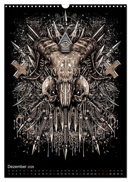 Produktbild: BLOODBOY/WAR ILLUSTRATION (Wandkalender 2026 DIN A3 hoch), CALVENDO Monatskalender