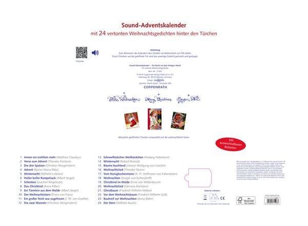 Produktbild: Sound-Adventskalender - Die Nacht vor dem heiligen Abend
