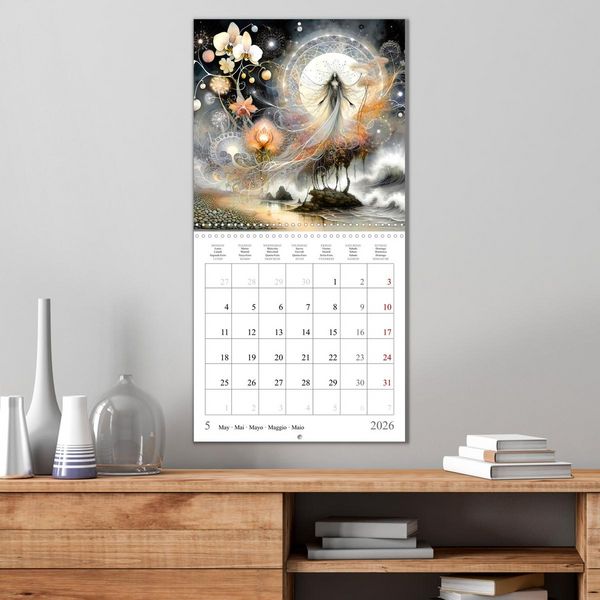 Produktbild: La nature f&eacute;erique (Calendrier mural carr&eacute; 2026 30x30 cm) Calendrier double avec une page pour vos prises de notes