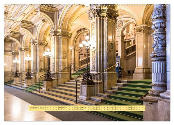 Produktbild: Wien f&uuml;r Liebhaber und Interessierte (hochwertiger Premium Wandkalender 2026 DIN A2 quer), Kunstdruck in Hochglanz