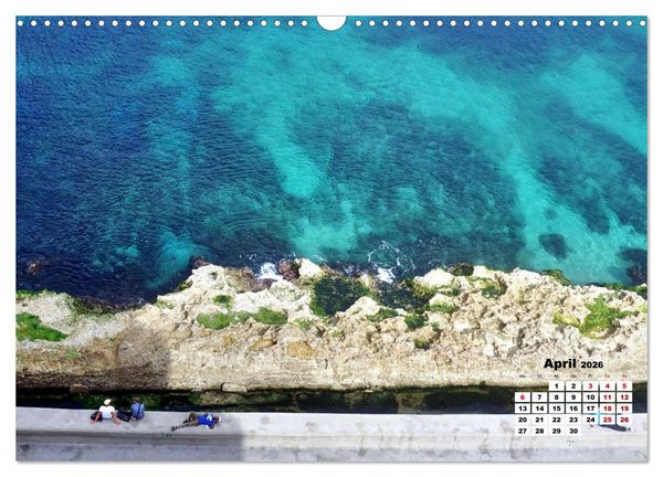 Produktbild: Tr&auml;ume in T&uuml;rkis - Bilder aus Kuba (Wandkalender 2026 DIN A3 quer), CALVENDO Monatskalender