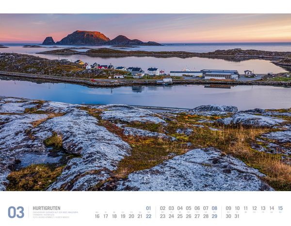 Produktbild: Hurtigruten Kalender 2026 | Unterwegs zwischen Bergen und Kirkenes