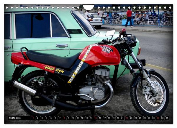 Produktbild: Motorrad-Legenden: JAWA (Wandkalender 2026 DIN A4 quer), CALVENDO Monatskalender