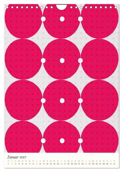 Produktbild: Punkt Punkt Punkt (Wandkalender 2027 DIN A4 hoch), CALVENDO Monatskalender