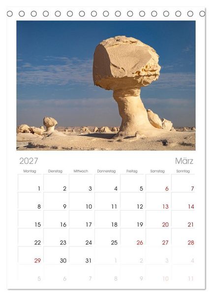 Produktbild: Tischplaner 2027 - Nordafrika - &Auml;gypten (A5 Tischkalender zum Aufstellen) CALVENDO