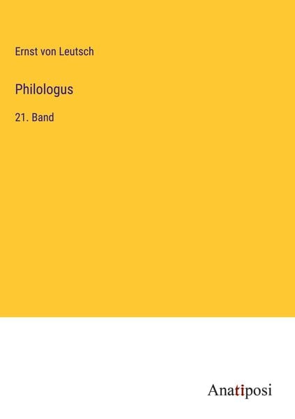 Produktbild: Philologus
