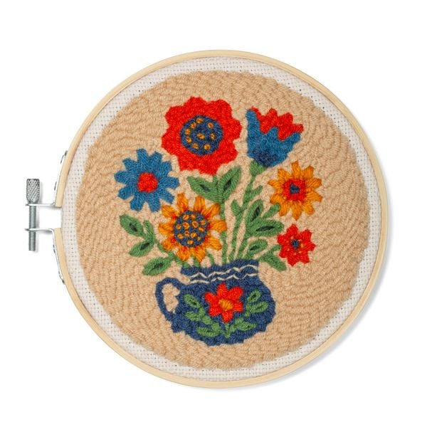 Produktbild: Blumenstrau&szlig; Punch Needle