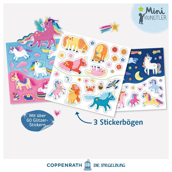 Produktbild: Meine Mini-Stickerwelt - Glitzer-Einh&ouml;rner