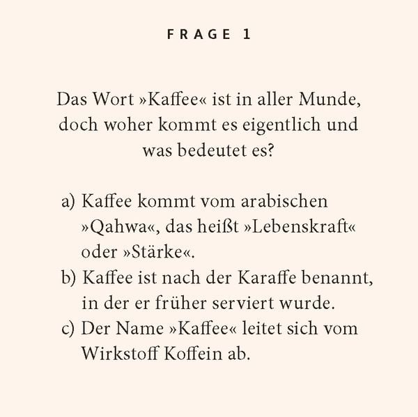 Produktbild: Kaffee-Quiz