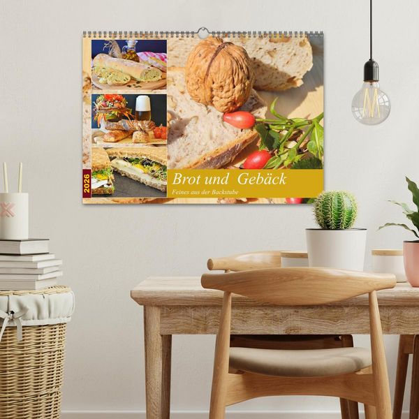 Produktbild: Brot und Geb&auml;ck. Feines aus der Backstube (Wandkalender 2026 DIN A3 quer), CALVENDO Monatskalender