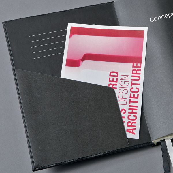 Produktbild: SIGEL CO151 Notizbuch Conceptum, ca. A4, kariert, Hardcover, schwarz