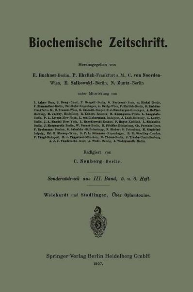 Produktbild: &Uuml;ber Opiumtoxine