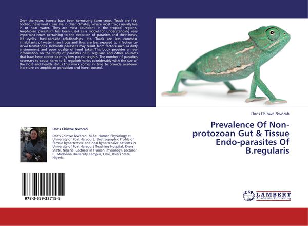 Produktbild: Prevalence Of Non-protozoan Gut & Tissue Endo-parasites Of B.regularis