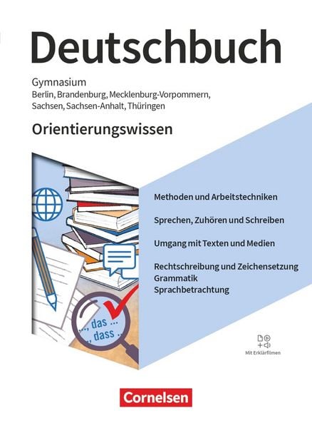 Produktbild: Deutschbuch Gymnasium - Berlin, Brandenburg, Mecklenburg-Vorpommern, Sachsen, Sachsen-Anhalt und Th&uuml;ringen - Ausgabe 2019 - 5.-10. Schuljahr