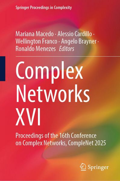 Produktbild: Complex Networks XVI