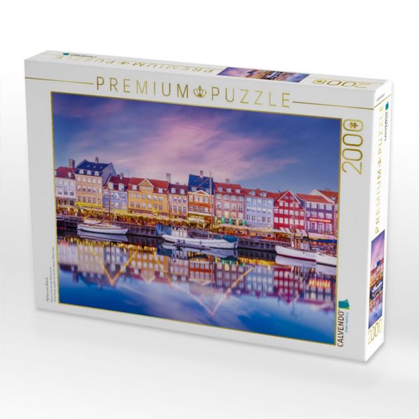 Produktbild: CALVENDO Puzzle Nyhavn am Abend | 2000 Teile Lege-Gr&ouml;&szlig;e 90x67cm Foto-Puzzle f&uuml;r gl&uuml;ckliche Stunden
