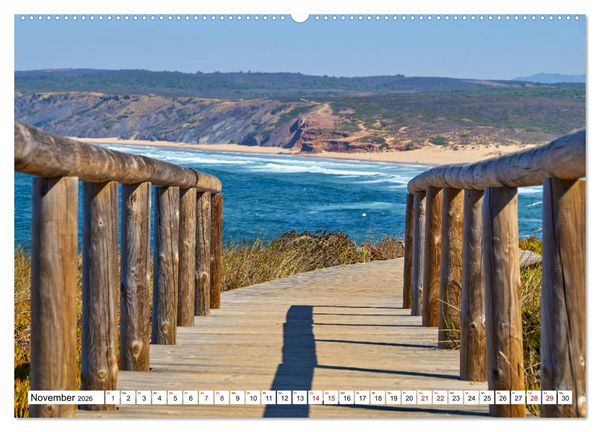 Produktbild: Algarve - Die wilde Westk&uuml;ste Costa Vicentina (hochwertiger Premium Wandkalender 2026 DIN A2 quer), Kunstdruck in Hochglanz