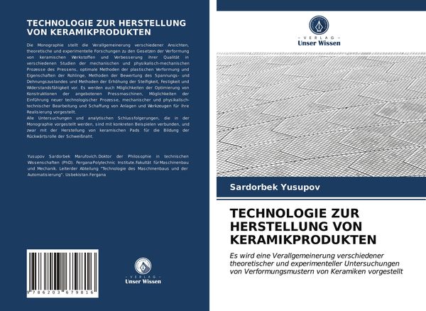 Technologie Zur Herstellung von Keramikprodukten