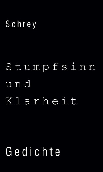 Produktbild: Stumpfsinn und Klarheit