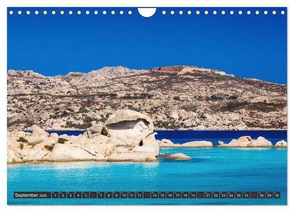 Produktbild: Sardinien - Traumstr&auml;nde am Mittelmeer (Wandkalender 2026 DIN A4 quer), CALVENDO Monatskalender