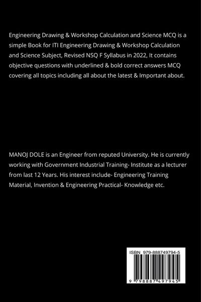 Produktbild: Engineering Drawing & Workshop Calculation and Science MCQ