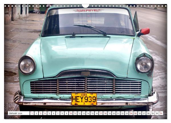 Produktbild: ZEPHYR - Ein britischer Ford in Kuba (Wandkalender 2026 DIN A3 quer), CALVENDO Monatskalender