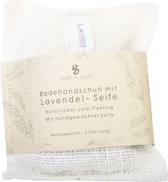 Produktbild: Badehandschuh mit Lavendel Duftseife