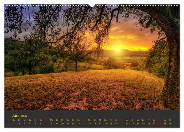 Produktbild: Morgend&auml;mmerung (Wandkalender 2026 DIN A2 quer), CALVENDO Monatskalender