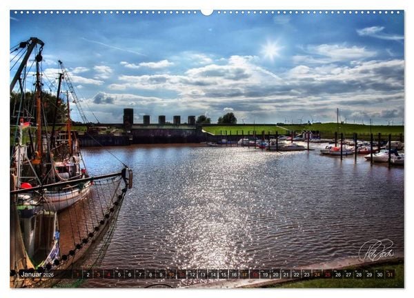 Produktbild: Friesland - Nordseebad Dangast / CH-Version (Wandkalender 2026 DIN A2 quer), CALVENDO Monatskalender