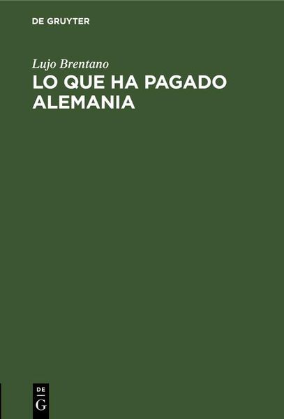 Produktbild: Lo que ha pagado Alemania
