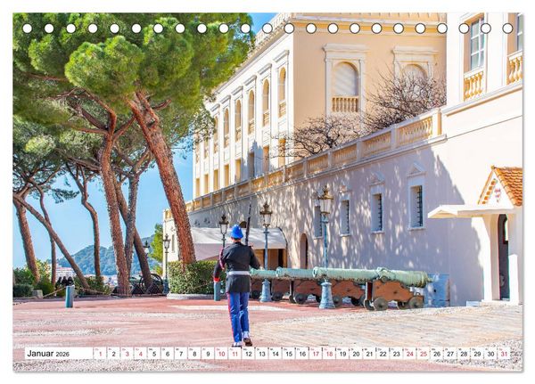 Produktbild: Monaco - Reiseziel am Mittelmeer (Tischkalender 2026 DIN A5 quer), CALVENDO Monatskalender