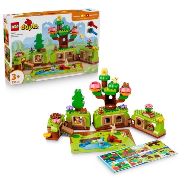 Produktbild: LEGO DUPLO 10480 Wald mit wilden Tieren, Bauspielzeug, Geschenkidee f&uuml;r Kleinkinder