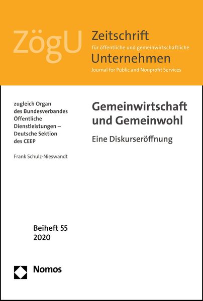 Produktbild: Gemeinwirtschaft und Gemeinwohl