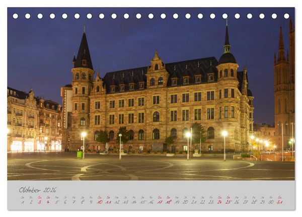 Produktbild: Wiesbaden Die Kurstadt im Rheingau (Tischkalender 2026 DIN A5 quer), CALVENDO Monatskalender