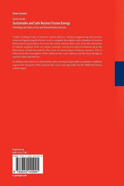 Produktbild: Sustainable and Safe Nuclear Fission Energy