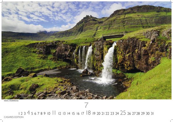 Produktbild: Wasserf&auml;lle Kalender 2027 &ndash; Wandkalender | Fotokalender Naturkalender 35x50cm Gro&szlig;format - Inspirierende Wasserfall-Fotografien f&uuml;r das ganze Jahr.