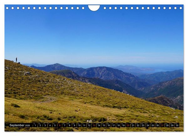 Produktbild: Corsica's wild GR20 (Wall Calendar 2026 DIN A4 landscape), CALVENDO 12 Month Wall Calendar