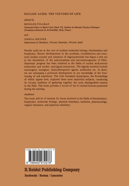 Produktbild: Nucleic Acids: The Vectors of Life