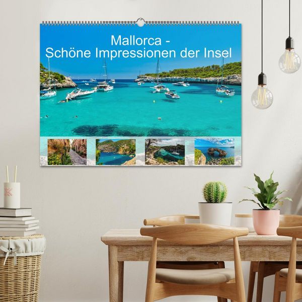 Produktbild: Mallorca - Sch&ouml;ne Impressionen der Insel (Wandkalender 2026 DIN A2 quer), CALVENDO Monatskalender