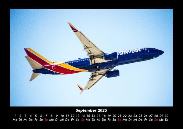 Produktbild: Flugzeuge 2025 Fotokalender DIN A3
