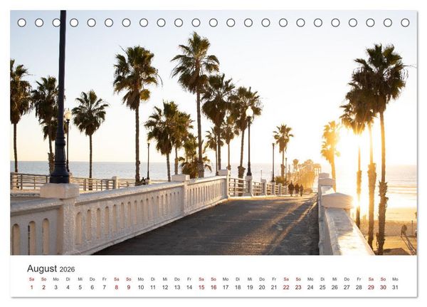 Produktbild: Kalifornien - The Golden State (Tischkalender 2026 DIN A5 quer), CALVENDO Monatskalender