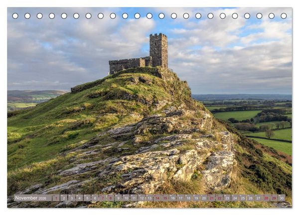 Produktbild: Dartmoor, herbe Sch&ouml;nheit im S&uuml;den Englands (Tischkalender 2026 DIN A5 quer), CALVENDO Monatskalender