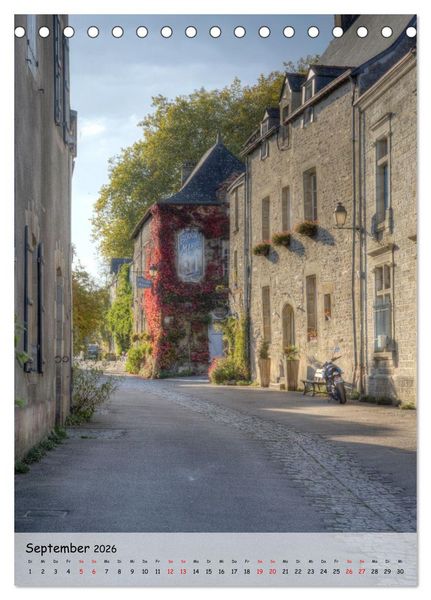 Produktbild: Rochefort-en-Terre. Traumdorf in der Bretagne (Tischkalender 2026 DIN A5 hoch), CALVENDO Monatskalender