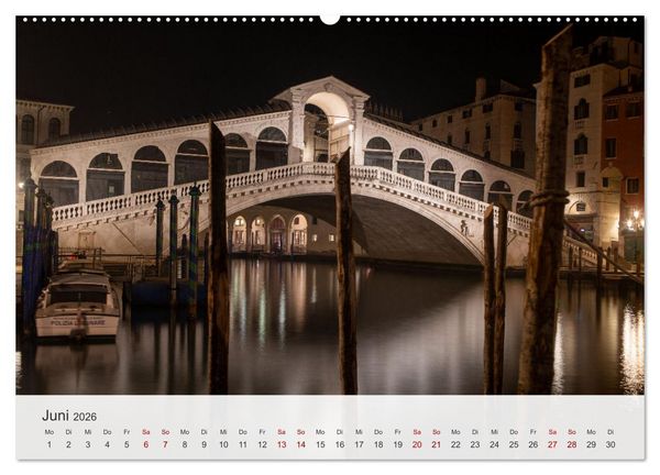 Produktbild: Venedig - Romantische Stadt am Canal Grande (Wandkalender 2026 DIN A2 quer), CALVENDO Monatskalender