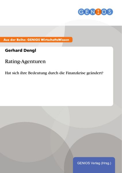 Produktbild: Rating-Agenturen