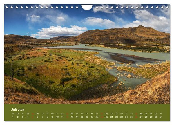 Produktbild: Patagonien-Land der Extreme (Wandkalender 2026 DIN A4 quer), CALVENDO Monatskalender