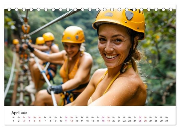 Produktbild: Ein cooler Sommer (Tischkalender 2026 DIN A5 quer), CALVENDO Monatskalender